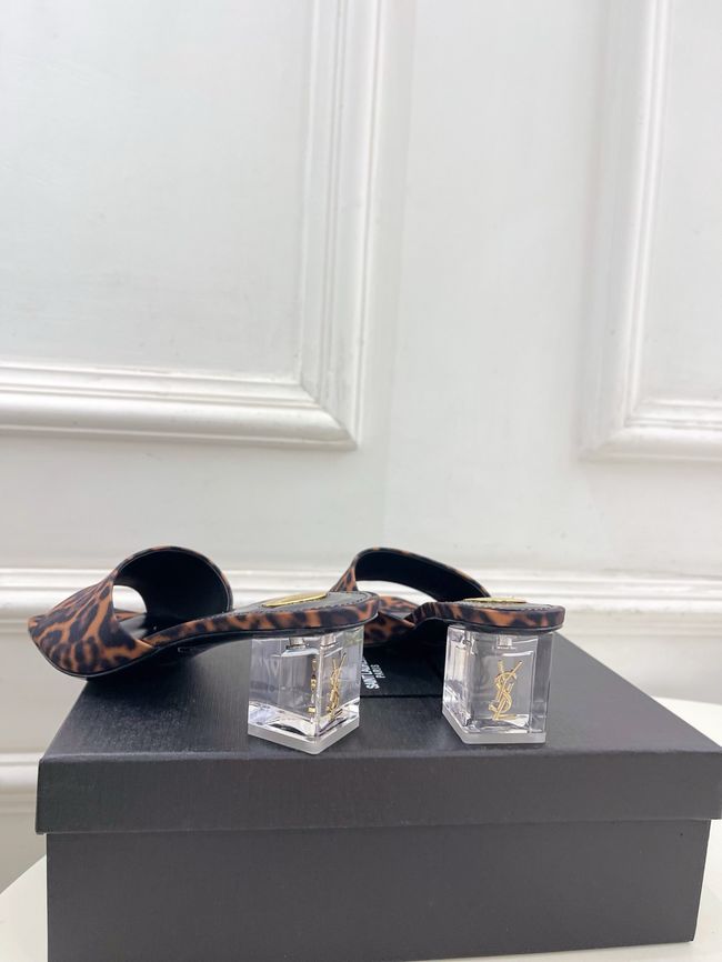 Saint Laurent SABRINA mules in TPU 5CM 64172-1