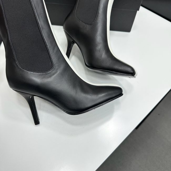 Chanel Mid-Calf Boots Calfskin 64178-2