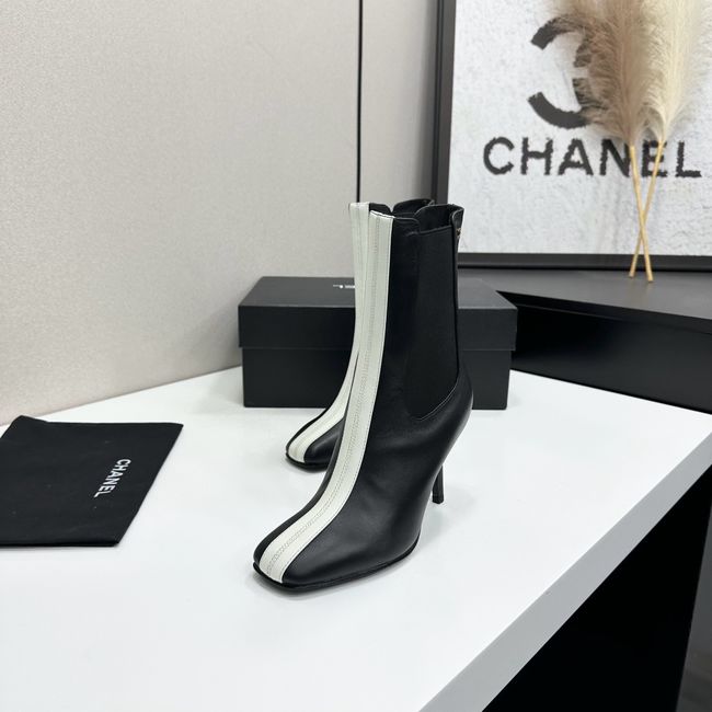Chanel Mid-Calf Boots Calfskin 64178-2