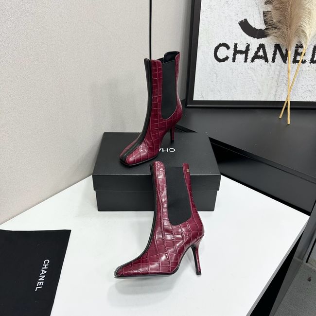 Chanel Mid-Calf Boots Calfskin 64178-6