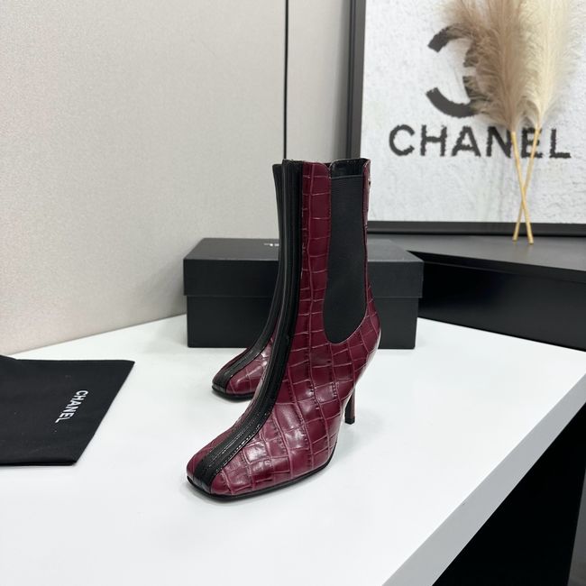 Chanel Mid-Calf Boots Calfskin 64178-6