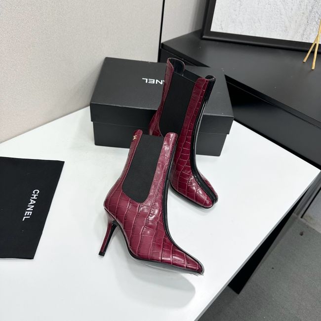 Chanel Mid-Calf Boots Calfskin 64178-6