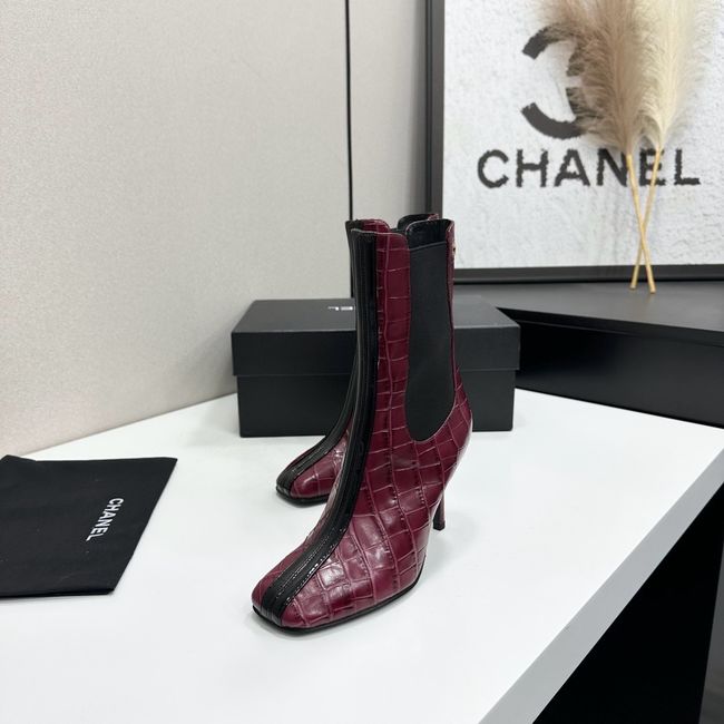 Chanel Mid-Calf Boots Calfskin 64178-6