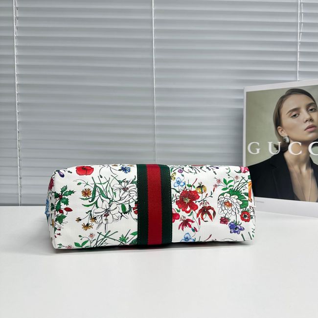 Gucci Giglio Flora large tote bag 853971 white and multicolor Gucci Giglio Flora large tote bag 853971 white and multicolor
