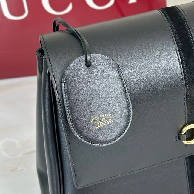 Gucci Paparazzo large top handle bag 875019-1 black leather Gucci Paparazzo large top handle bag 875019-1 black leather