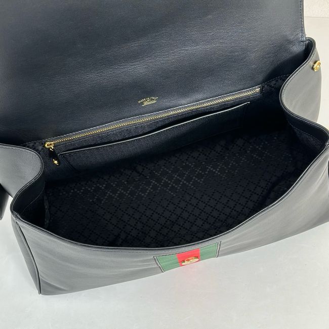 Gucci Paparazzo large top handle bag 875019 black leather Gucci Paparazzo large top handle bag 875019 black leather