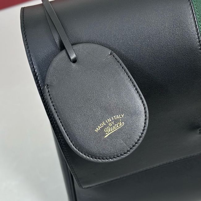 Gucci Paparazzo large top handle bag 875019 black leather Gucci Paparazzo large top handle bag 875019 black leather