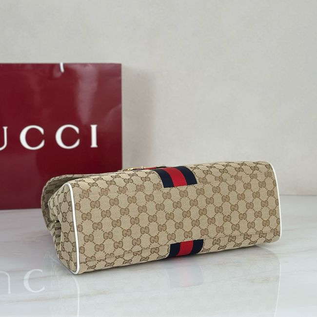 Gucci Paparazzo large top handle bag 875019 white&brown Gucci Paparazzo large top handle bag 875019 white&brown