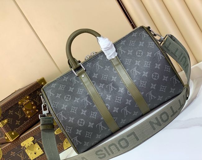 Louis Vuitton Keepall Bandouliere 35 M28639 Khaki Green