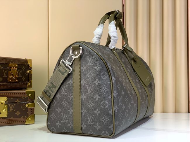 Louis Vuitton Keepall Bandouliere 45 M28837 Khaki Green Louis Vuitton Keepall Bandouliere 45 M28837 Khaki Green