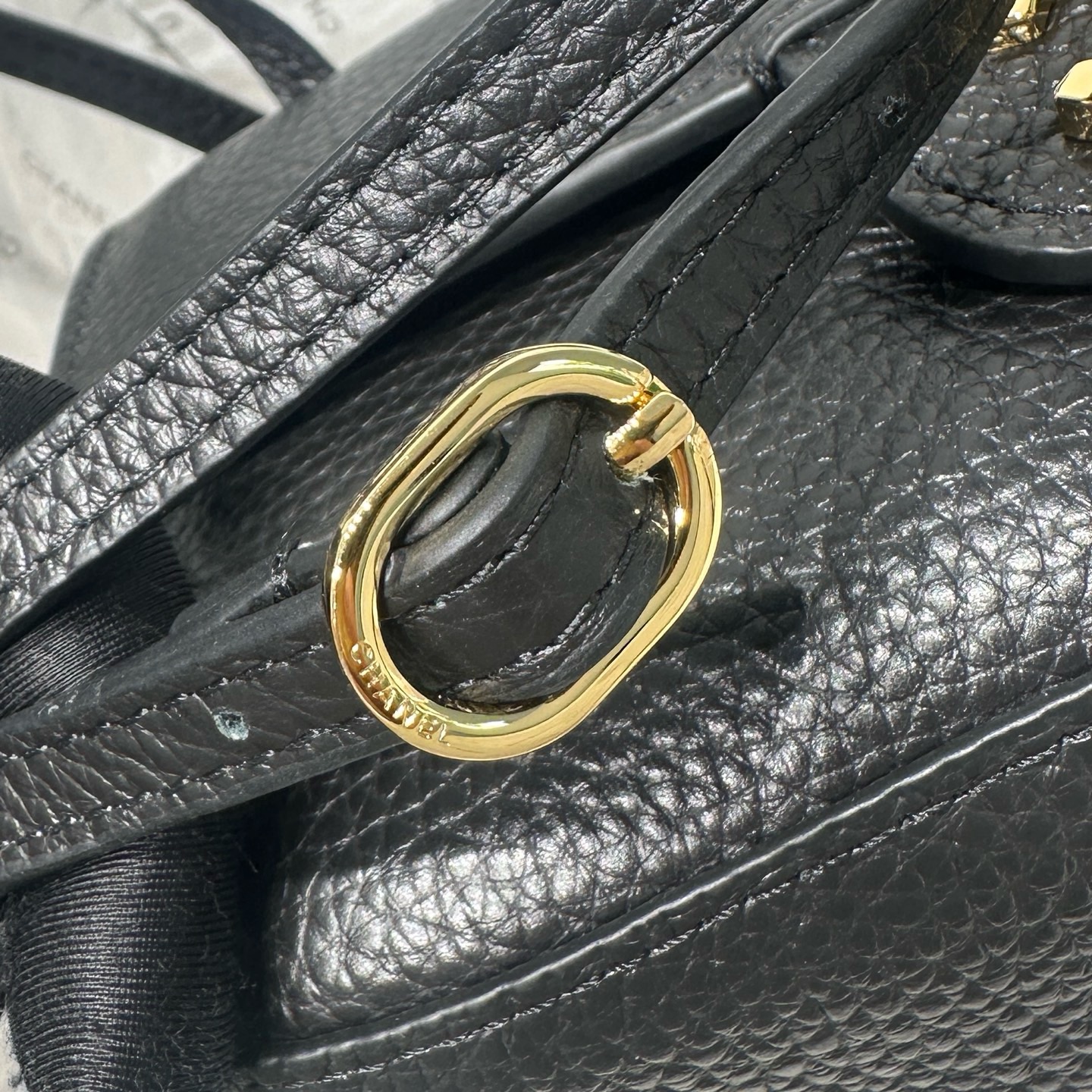 Chanel Mini Flap Bag AS6573 Black&dold Chanel Mini Flap Bag AS6573 Black&dold
