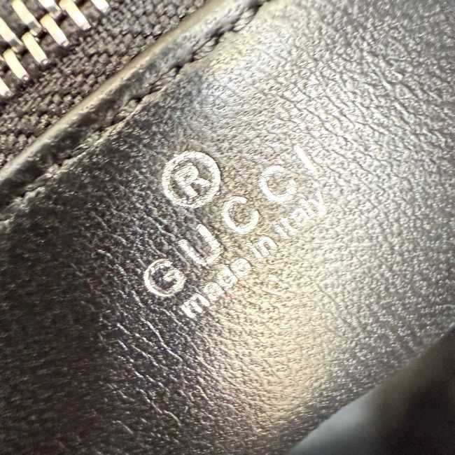 Gucci Jackie Flap large crossbody bag A005ZI black grainy leather Gucci Jackie Flap large crossbody bag A005ZI black grainy leather