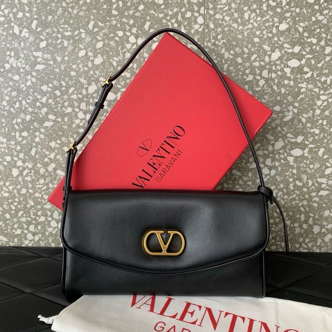 VALENTINO DEVAIN Small Sheepskin Shoulder Bag WB0T31 black VALENTINO DEVAIN Small Sheepskin Shoulder Bag WB0T31 black