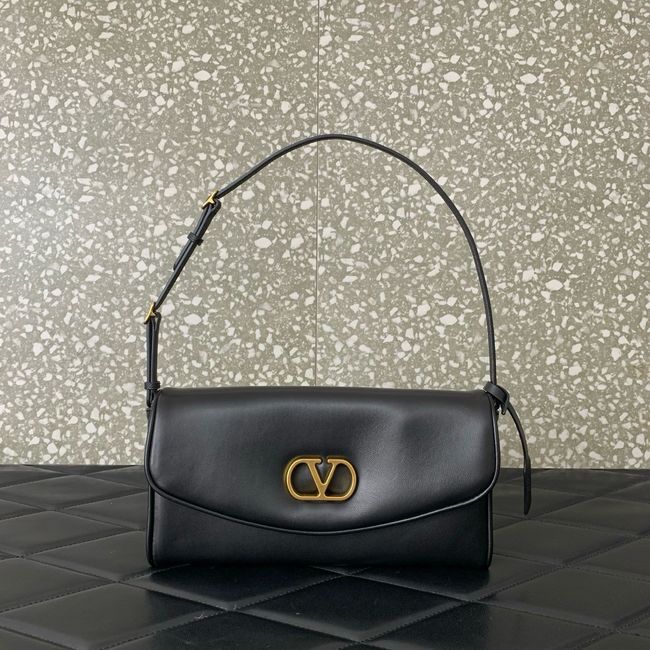 VALENTINO DEVAIN Small Sheepskin Shoulder Bag WB0T31 black VALENTINO DEVAIN Small Sheepskin Shoulder Bag WB0T31 black