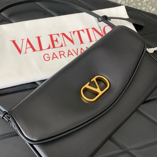 VALENTINO DEVAIN Small Sheepskin Shoulder Bag WB0T31 black VALENTINO DEVAIN Small Sheepskin Shoulder Bag WB0T31 black