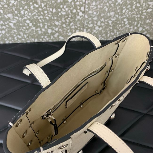 VALENTINO NELLCOTE small Calfskin Handbag WB0R78 White
