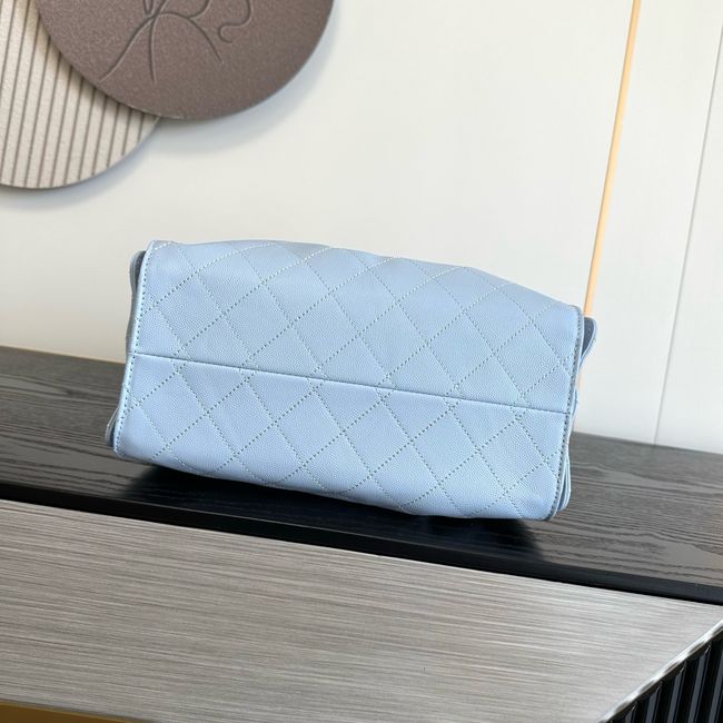 CHANEL 25 SMALL HANDBAG AS5293 sky blue CHANEL 25 SMALL HANDBAG AS5293 sky blue
