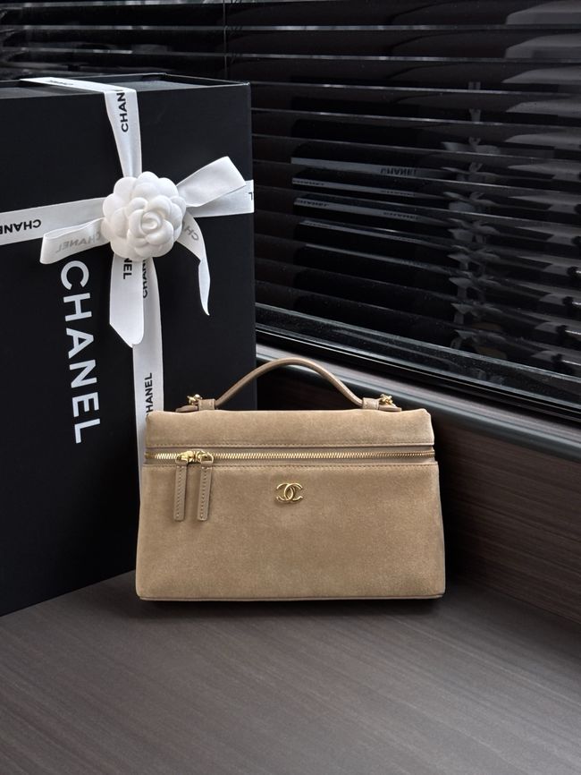 Chanel Large Vanity with chain AP5347 dark Beige