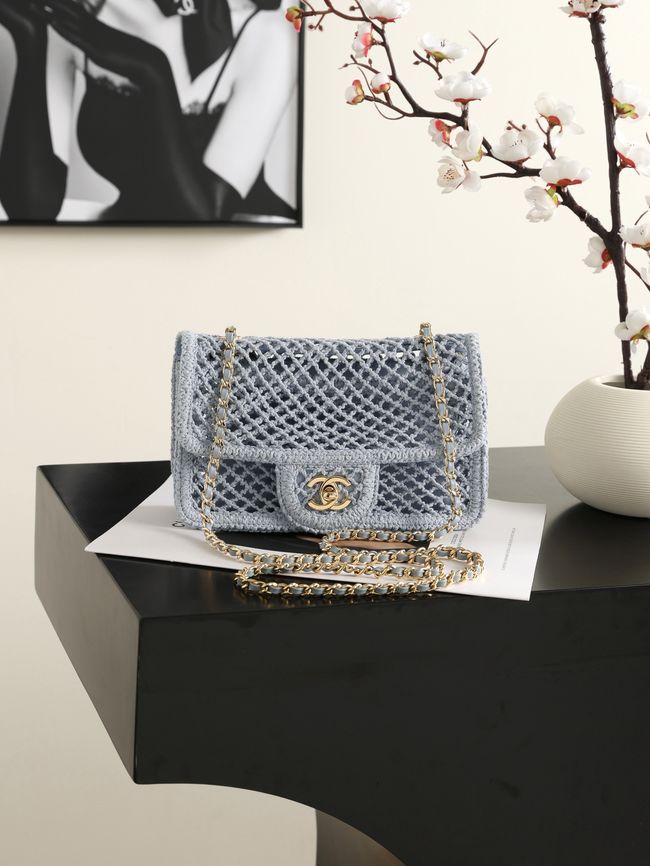 Chanel Small Flap Bag AS6157 gray