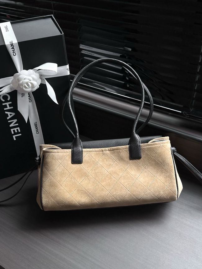 Chanel Small Shopping Bag AS6288 black&dark Beige Chanel Small Shopping Bag AS6288 black&dark Beige