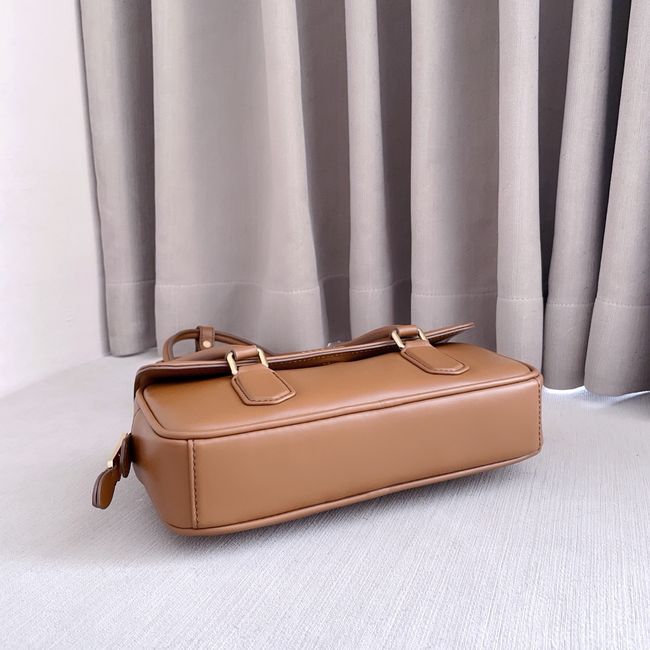 MIUMIU Arcadie leather bag 5BD282 light camel