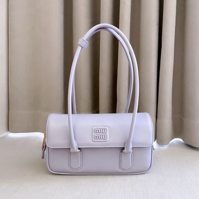 MIUMIU Arcadie leather bag 5BD282 light purple