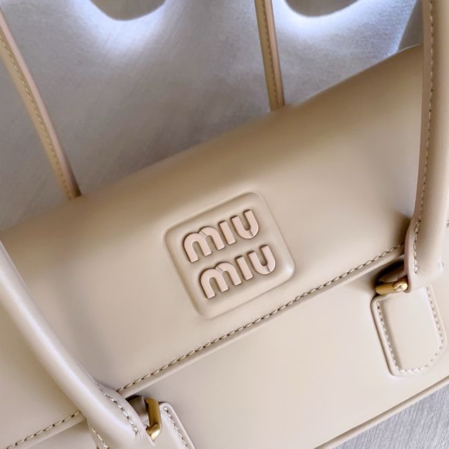 MIUMIU Arcadie leather bag 5BD282 sandy