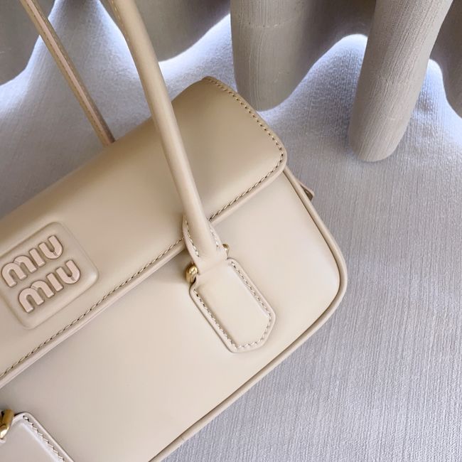 MIUMIU Arcadie leather bag 5BD282 sandy