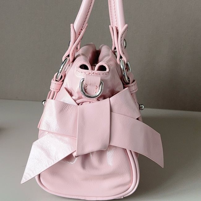 MIUMIU Patent leather bag 5BA336 Rose red