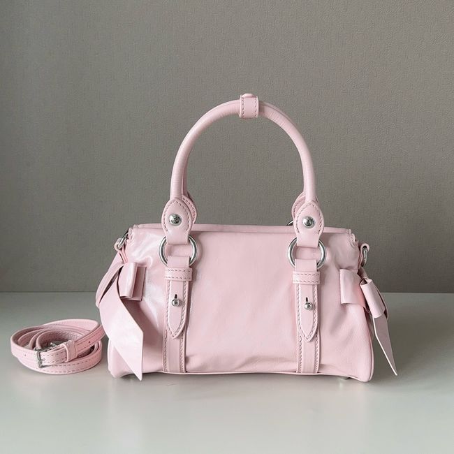 MIUMIU Patent leather bag 5BA336 Rose red