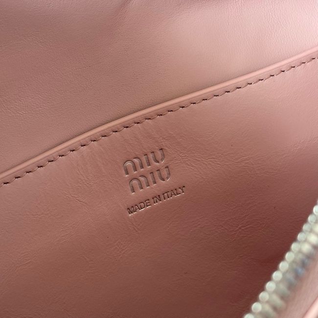 MIUMIU Patent leather bag 5BA336 Rose red