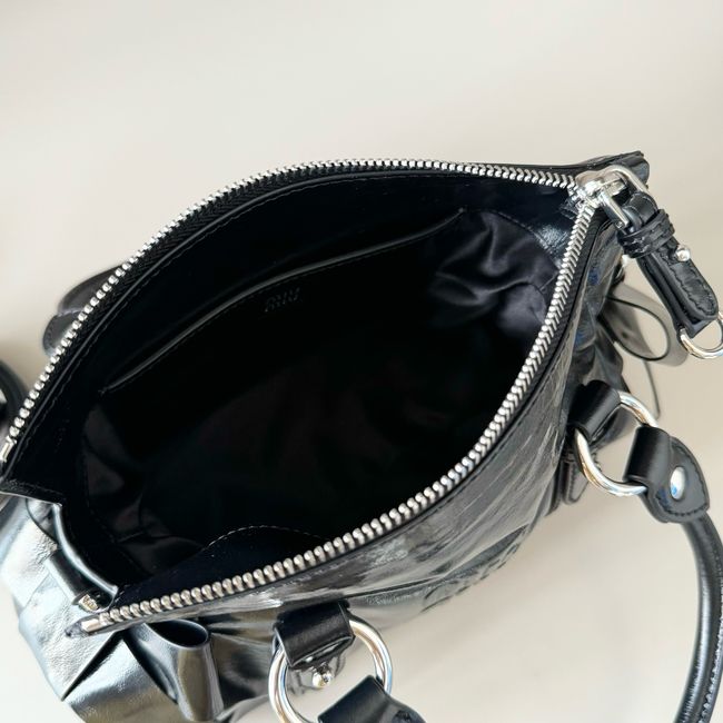 MIUMIU Patent leather bag 5BA336 black MIUMIU Patent leather bag 5BA336 black
