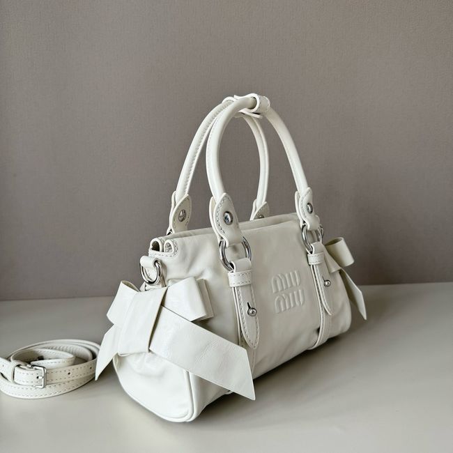 MIUMIU Patent leather bag 5BA336 white MIUMIU Patent leather bag 5BA336 white