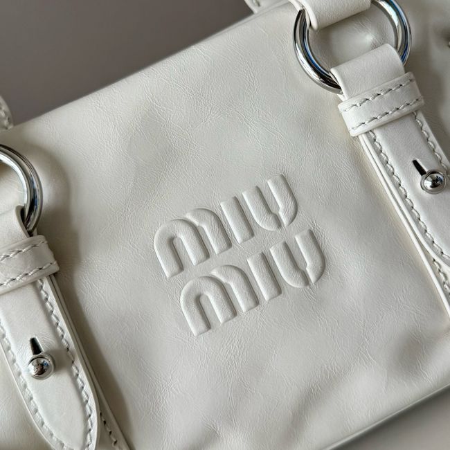 MIUMIU Patent leather bag 5BA336 white MIUMIU Patent leather bag 5BA336 white