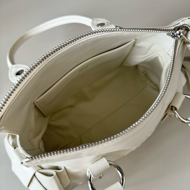 MIUMIU Patent leather bag 5BA336 white MIUMIU Patent leather bag 5BA336 white