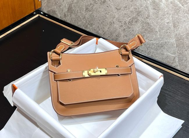 Hermes Jypsiere mini shoulder bag H088004 golden brown