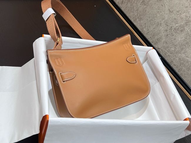 Hermes Jypsiere mini shoulder bag H088004 golden brown