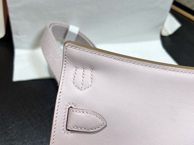 Hermes Jypsiere mini shoulder bag H088004 light pink