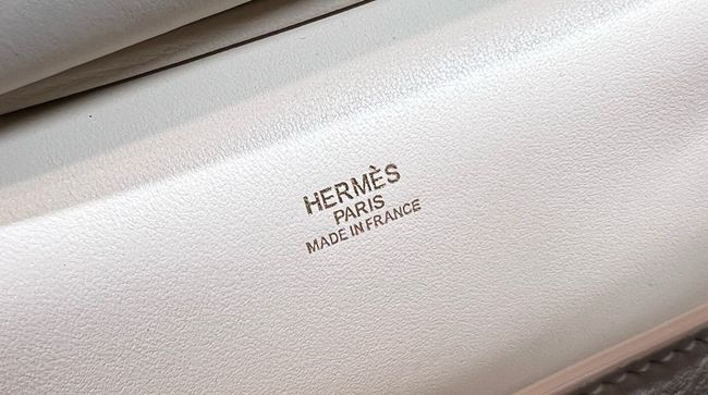 Hermes Jypsiere mini shoulder bag H088004 white &gold buckle Hermes Jypsiere mini shoulder bag H088004 white &gold buckle