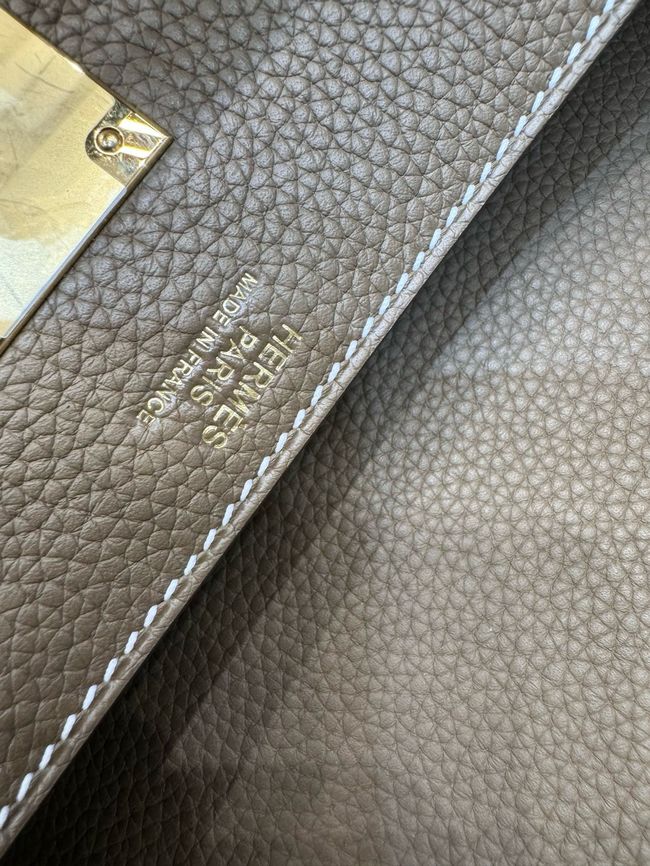 Hermes kelly messenger bag H08801 bark color
