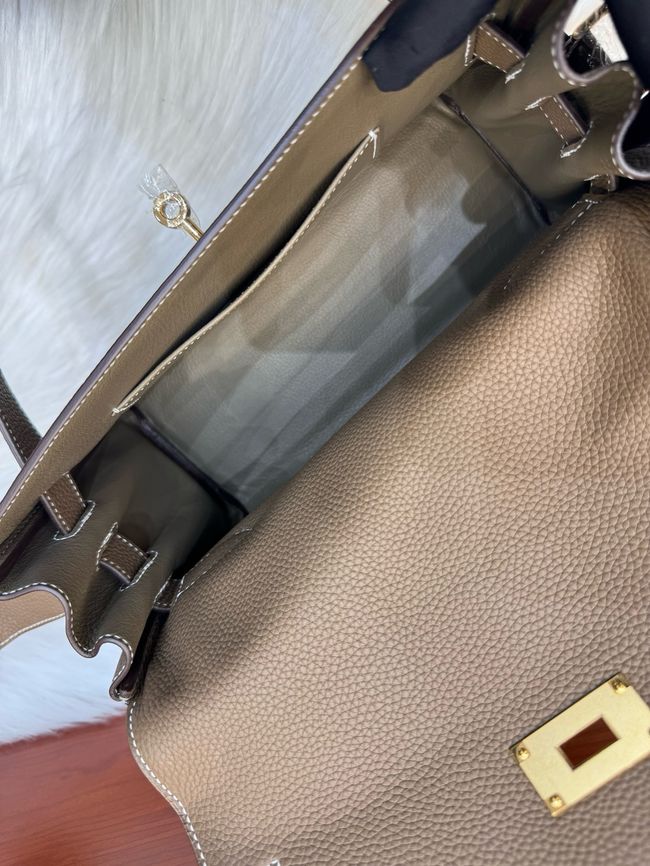 Hermes kelly messenger bag H08801 bark color