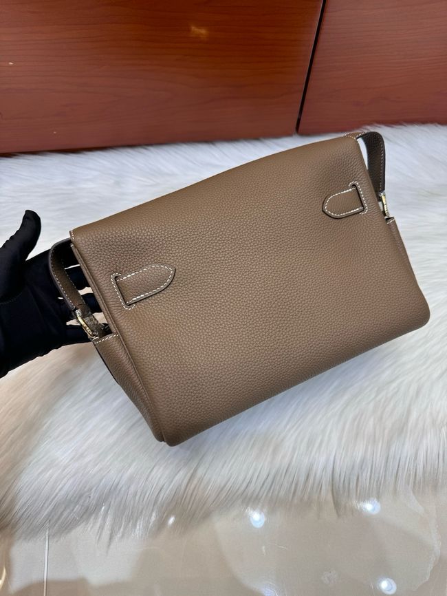 Hermes kelly messenger bag H08801 bark color