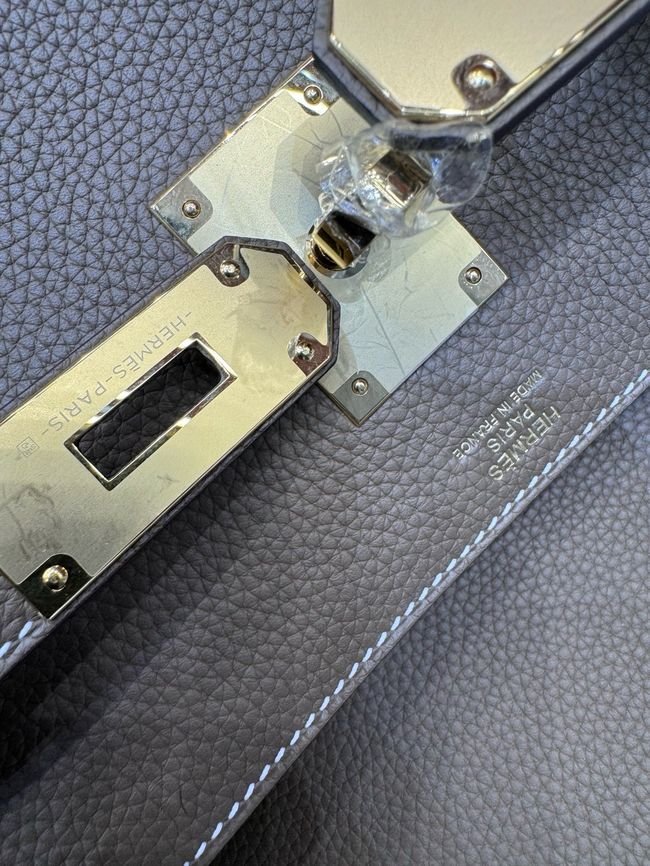 Hermes kelly messenger bag H08801 bark color
