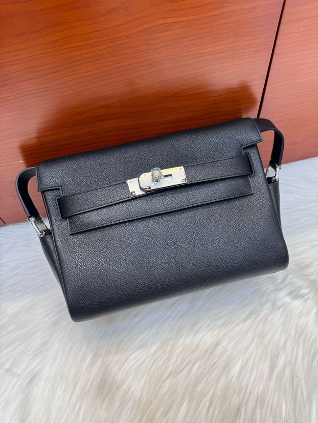 Hermes kelly messenger bag H08801 black