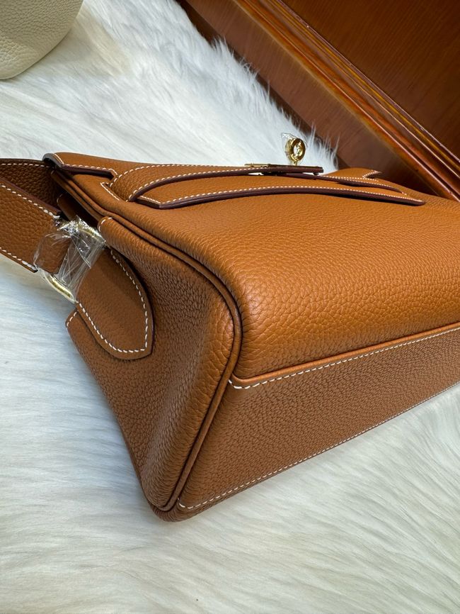 Hermes kelly messenger bag H08801 golden brown