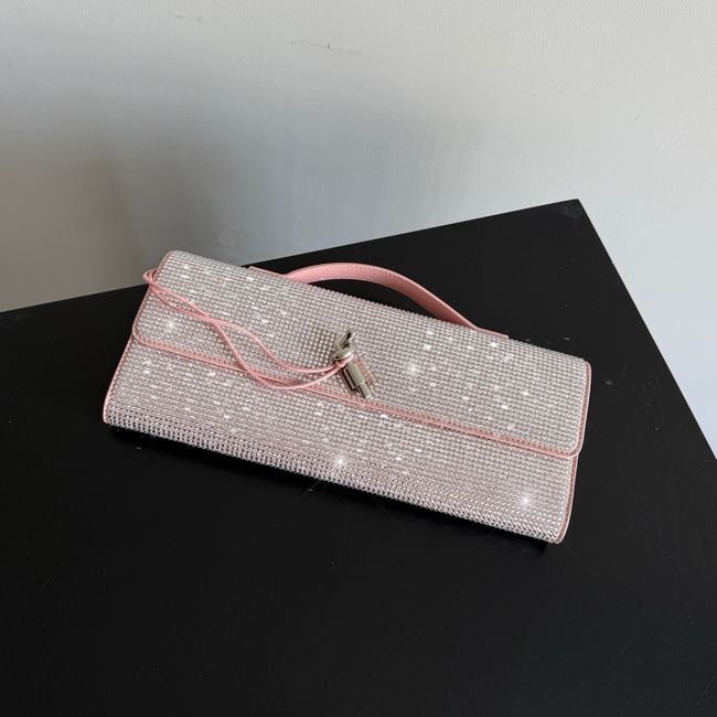 Bottega Veneta Andiamo Clutch Crystal 32190 pink Bottega Veneta Andiamo Clutch Crystal 32190 pink