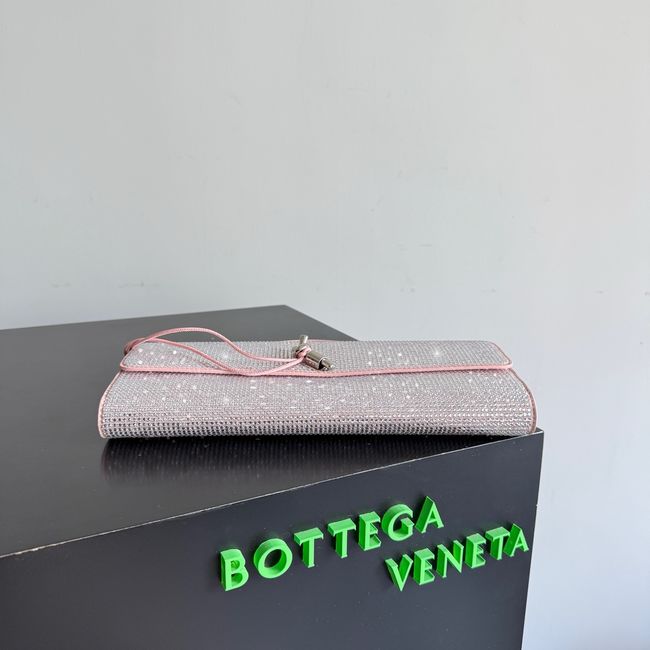 Bottega Veneta Andiamo Clutch Crystal 32190 pink Bottega Veneta Andiamo Clutch Crystal 32190 pink