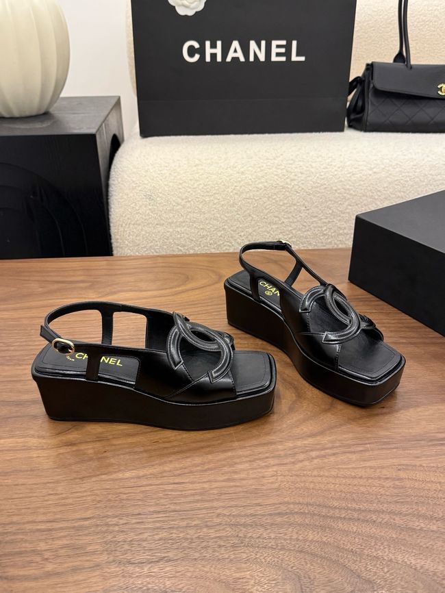 CHANEL Sandals Calfskin 55mm G47401-1