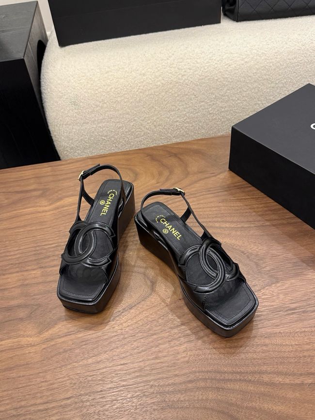 CHANEL Sandals Calfskin 55mm G47401-1