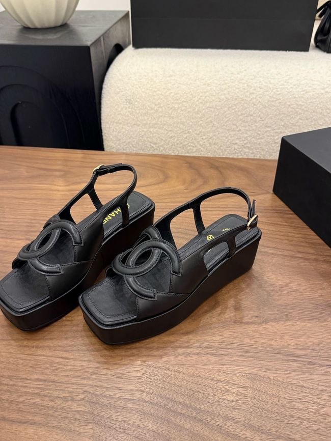CHANEL Sandals Calfskin 55mm G47401-2